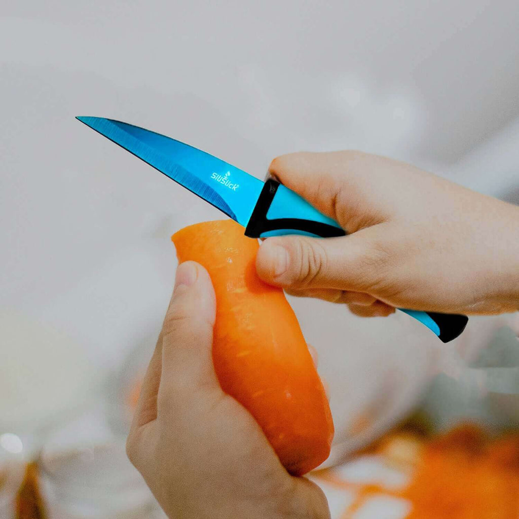 Kitchen Knife Set with Magnetic Rack & Sharpener