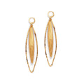 Zeppelin Haley Gold Leverback Earrings