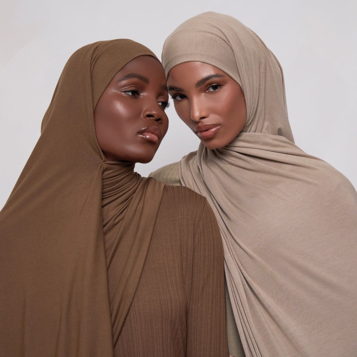 High Quality Right Angle Curled Modal Mercerized Cotton Breathable Hijab(MH068)