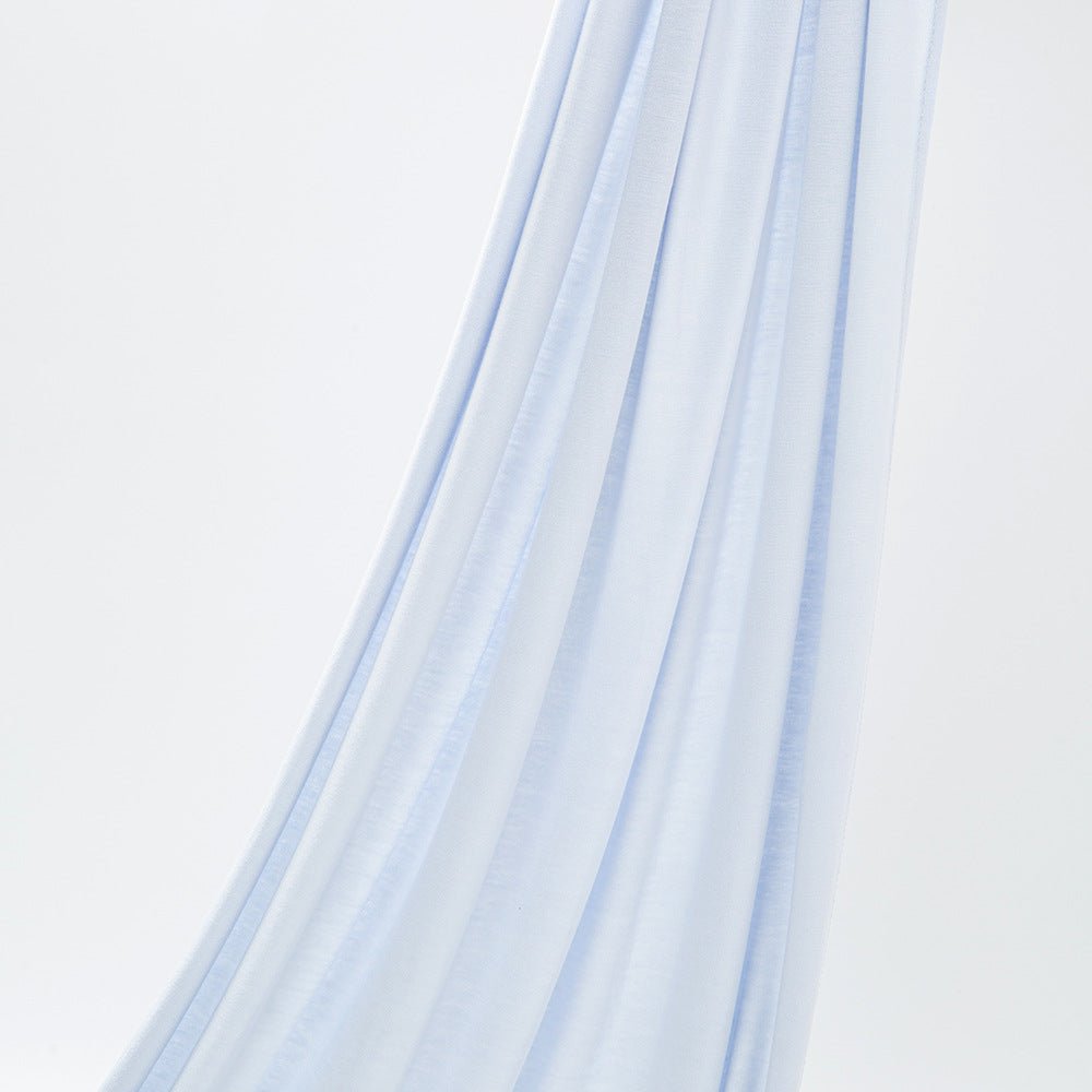 High Quality Right Angle Curled Modal Mercerized Cotton Breathable Hijab(MH068)